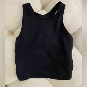 Athleta Black Fitted Tank Top